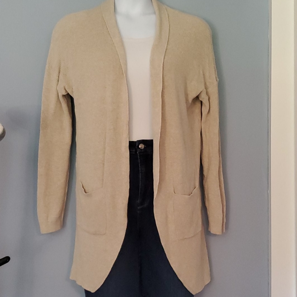 Oatmeal Long Cardigan